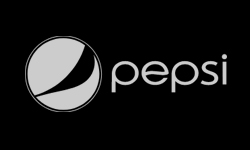 pepsi logo bw